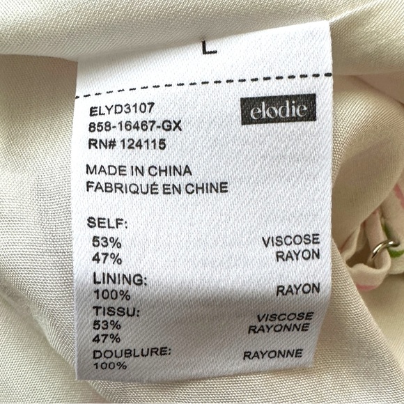 Elodie Floral Cami Minidress Size L - Picture 7 of 7